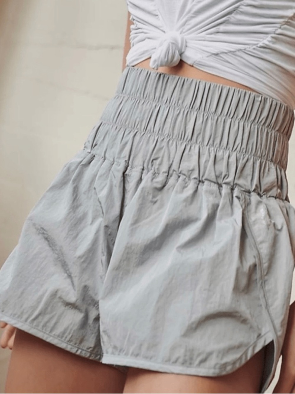 Free People Movement The Way Home Shorts Arctic Mist Size XS
